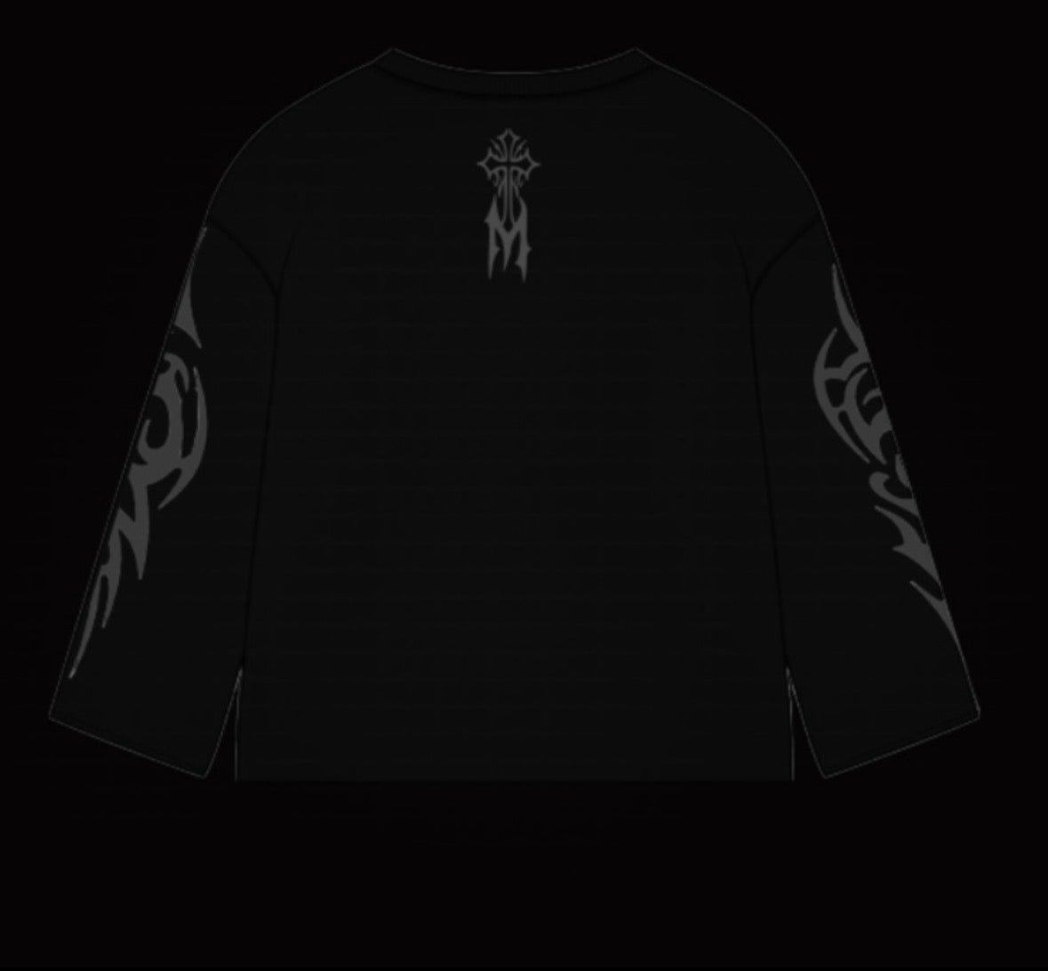 Prayer Waffle Longsleeve black